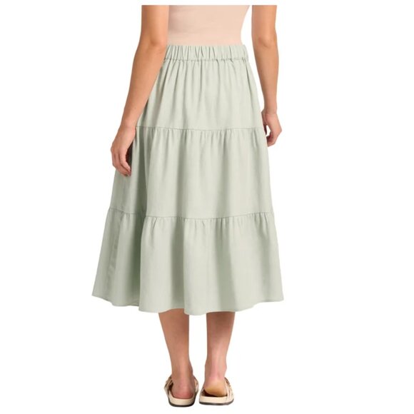 NWT Matty M Ladies' Linen Blend Skirt - Picture 3 of 9